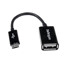 StarTech.com 5in Micro USB to USB OTG Host Adapter - Micro USB Male to USB A Fem - $12.00