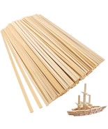 150 Pieces Natural Bamboo Sticks- Extra Long 15.7 Inch Wooden Crafts Sti... - $32.99