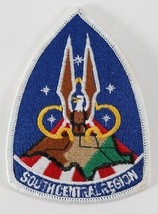 Vintage South Central Region White Border Teardrop Camp Boy Scout BSA Patch - £9.42 GBP