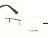 Neu LUMIERE Brille Italien 6014 COL.5 Schwarz Brille 53-19-140mm - $54.69