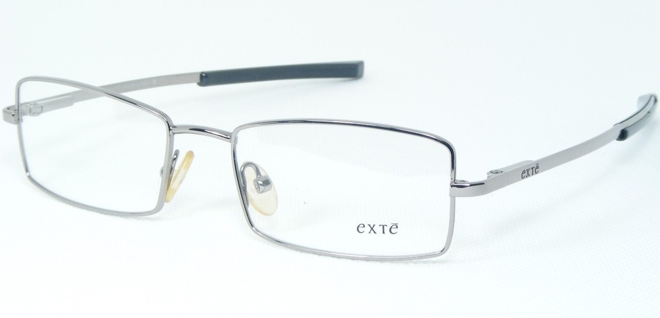 EXTE EX38 626 SILVER EYEGLASSES GLASSES METAL FRAME 51-17-130mm Italy - $56.91
