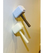 Thor&#39;s Hammer Mjolnir Fridge Magnet 3D Printed High Quality DIY Glow In ... - £7.46 GBP