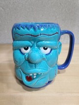 Rare Blue Frankenstein Mug Applause Montage 1989 Vintage Monster Halloween Chip* - £24.11 GBP