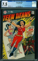 Teen Titans #23 (1969) CGC 7.5 -- O/w to white pages; Wonder Girl&#39;s new costume - £134.31 GBP