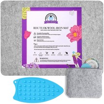 17X13.5 Inches Wool Pressing Mat For Quilting Ironing Pad Pure Wool From... - $29.99