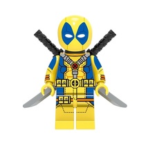 X-Men Deadpool (Yellow Suit) Marvel Super Heroes Minifigures Building Toys - £2.36 GBP
