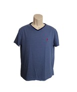 Polo Ralph Lauren Striped Navy &amp; Blue short sleeve T-Shirt Size M - $471.15 MXN