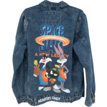 NWOT Members Only Space Jam Looney Tunes Tune Squad Denim Jacket Sz Medium - $55.69