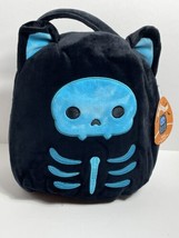 Squishmallows Halloween 2022 Stump Blue Skeleton Goodie Treat Bag Pail RARE HTF - £25.87 GBP