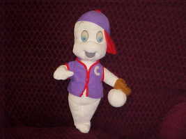 15&quot; Baseball Casper Ghost Plush Toy With Glow In The Dark Eyes 1994 Amblin - £117.67 GBP