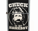 Chuck Is My Homeboy Rs1 Flip Top Dual Torch Lighter Wind Resistant - £13.25 GBP