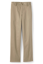 Lands End Uniform Boy Size 18 Slim, 29 inseam, Blend Chino Pant, Khaki - $17.99