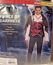Adult Costune Vampire Prince of Darkness Halloween Mens Size L 36-38 - £13.41 GBP