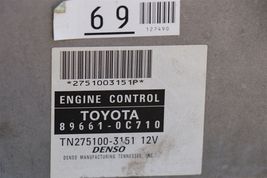 06 Tundra 4.0L 4x2 6sp Manual MTX ECM ECU Engine Control Module 89661-0C710 image 3