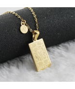 Personalized Leo Zodiac Necklace Spiritual &amp; Minimalist Gold Stainless S... - $29.69