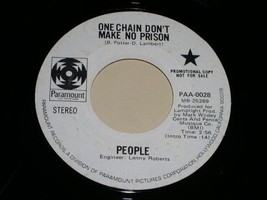 People One Chain Don&#39;t Make No Prison Keep It Alive 45 Rpm Record Paramount Lbl - £11.98 GBP