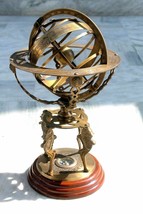 Brass Tabletop Armillary Nautical Sphere Globes Antique 18&quot; inch Large E... - £213.71 GBP
