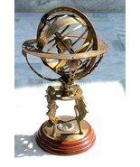 Brass Tabletop Armillary Nautical Sphere Globes Antique 18&quot; inch Large E... - £212.43 GBP