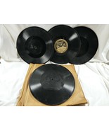  lot 4 Antique 1912-21 Edison Diamond Record Thick Disc Phonograph molde... - £69.13 GBP