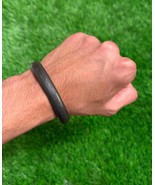 Sikh Sarbloh Kara Pure Iron Heavy Black Bangle Metal Singh Kaur Bracelet... - $28.39