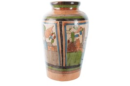 Huge 1943 Tlaquepaque Vase Souvenir of Santa Fe New Mexico - £256.25 GBP