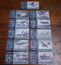11 Vintage 1950s North American Aviation US Military Fighter Bomber Brochures - £99.05 GBP