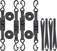 Durable 8ft Tie Down Straps with Soft Loops - Protect Your Motorcycle &amp; ATV - $59.35