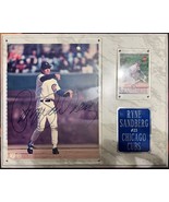 Chicago Cubs - Ryne Sandberg - Autographed Photo Plaque - $89.18 CAD