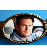 BLAKE SHELTON Epoxy Belt Buckle Country Music NEW! - $17.77