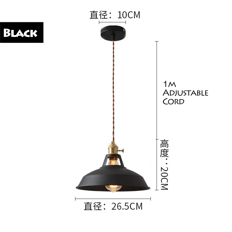ware Hanging Lamp Shade for Ceiling Suspended Pendant Lights Industrial Vintage  - £168.26 GBP