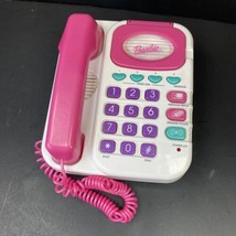 Barbie Super Talking Phone Answering Machine Vtg Telephone Toy Tested Works 2000 - £16.10 GBP