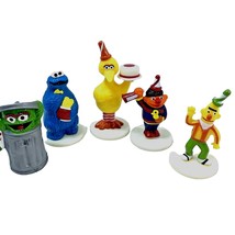 5 Sesame Street PVC Figures Cake Toppers Cookie Monster Ernie Big Bird V... - $10.95