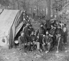 Union Bvt Major General John C. Caldwell Staff Tent 1862 8x10 US Civil War Photo - £6.93 GBP