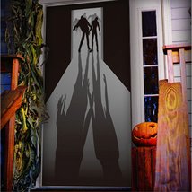 HORROR-HALL Walking Dead Zombie Visitors Door Cover Wall Mural Haunted House Pro - £3.89 GBP