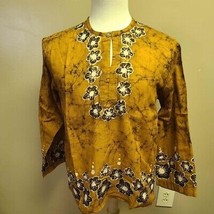 Authentic Indonesian Batik Long Sleeve Shirt - £34.73 GBP