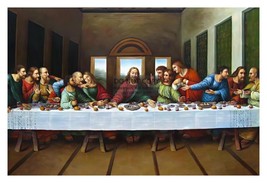 Jesus Christ The Last Supper By Leonardo Da Vinci Christian 4X6 Photo - £6.29 GBP