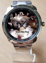 Shi Tzu Cute Pet Dog Unique Unisex Beautiful Wrist Watch Sporty - £27.87 GBP