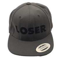 LOSER Spelled Out The Classics Snapback Hat Baseball Cap Wool Blend Yupoong - $14.03