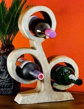 Wine Rack Wood Bottles Solid Table Decoration Acacia Tree Bottle Holder ... - £43.19 GBP