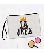 La Jefa : Gift Makeup Bag Boss Mom Mother Women Woman Christmas Office - £9.48 GBP