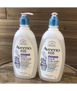 (2) Aveeno Kids Sensitive Skin Face &amp; Body Wash 18 Oz Each - $26.14