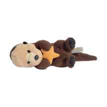 Destination Nation Playful Otter Plush With Starfish Stuffed Animal Toy 10&quot; - £8.01 GBP