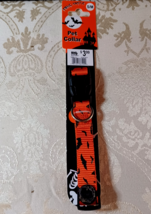 Fang-tastic Bat Halloween Dog Collar - Size S / M - 10&quot; to  15&quot; - $74.16 MXN