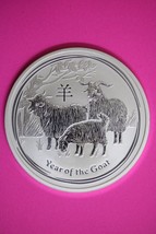 Gem BU 2015 Australia Year Of The Goat 1 OZ Silver Lunar Same Coin In Pics 518 - $54.99