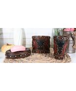 Western Star Cowboy Country Bootcut Cup Soap Dish And Toothbrush Holder Set - €33,23 EUR