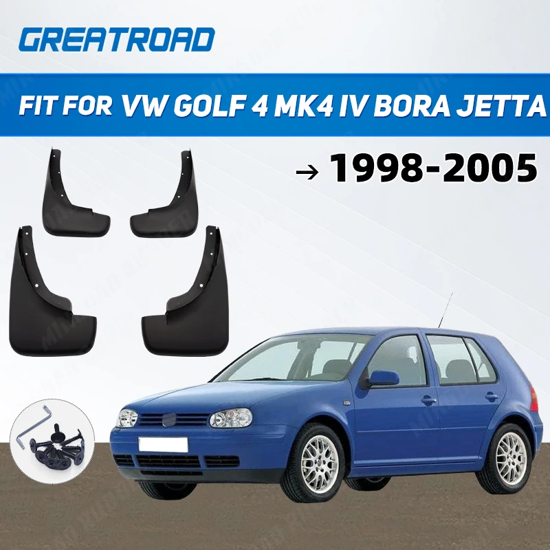 Car Mud Flaps For VW Golf 4 Mk4 IV Bora Jetta 1998-2005 Mudflaps Splash ... - $30.17