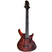Hand carved electric guitar with fairy design - £257.18 GBP