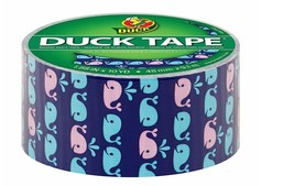 Duck Tape Brand Duct Tape, Blue and Pink Whales on Blue Back, 1.88&quot; W x ... - £10.29 GBP
