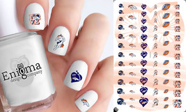 Denver Broncos Nail Decals (Set of 72) - £3.94 GBP