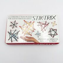New Vintage STIK-TRIX Construction Puzzle For Kids &amp; Adults Science Toys... - $521.39 MXN